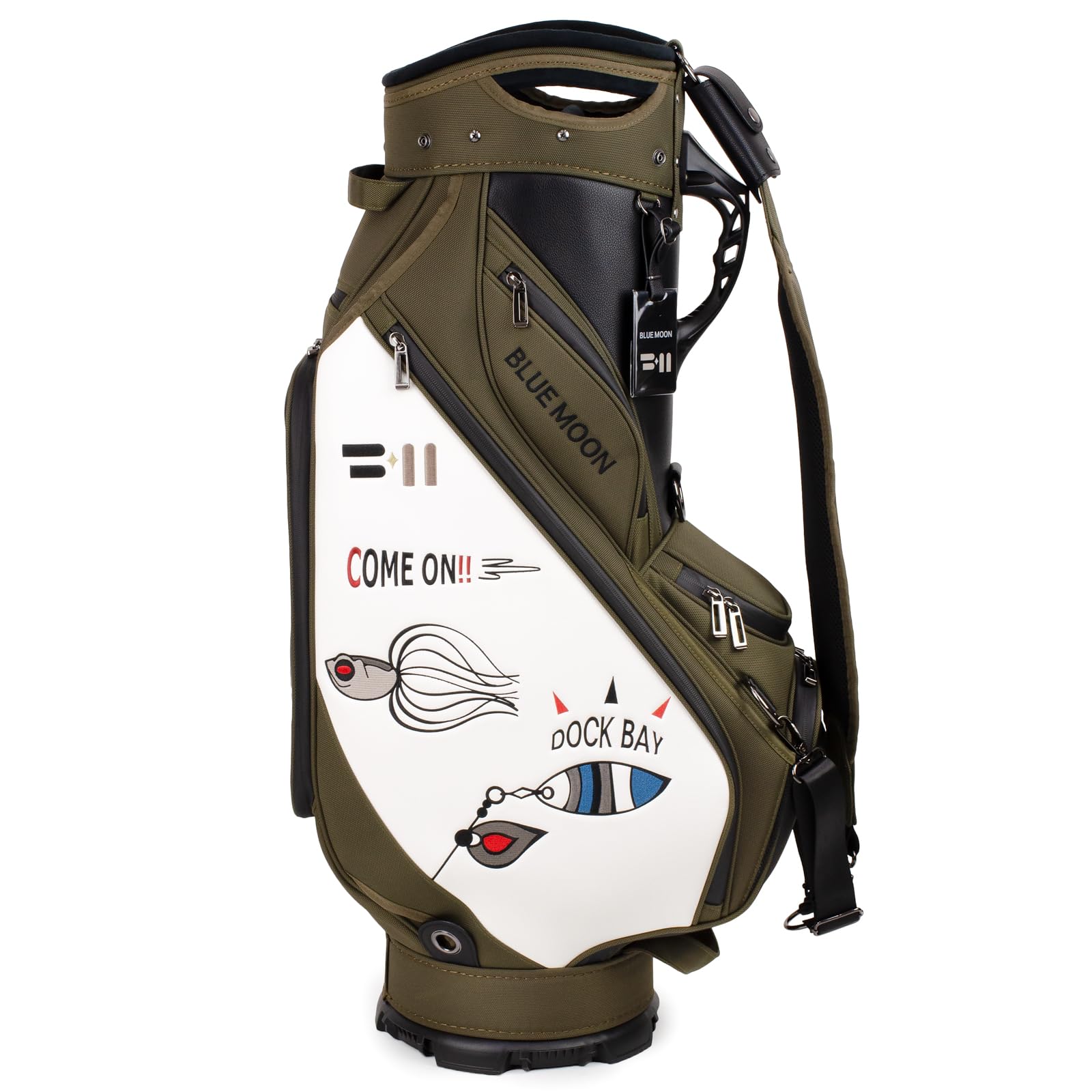 Amazon | ブルームーン キャディバッグ ドックベイ 9.5型 ツアーモデル